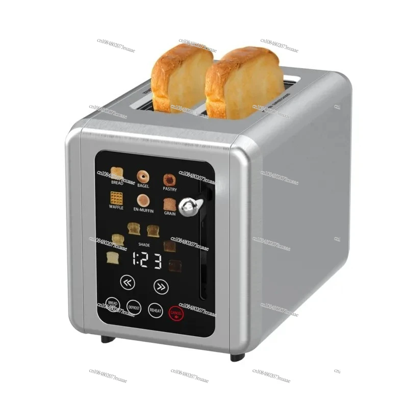 Six-in-One Smart Touch Screen Breakfast Multi-Function Sandwich Home Toasted Bread Waffle Machine Toaster