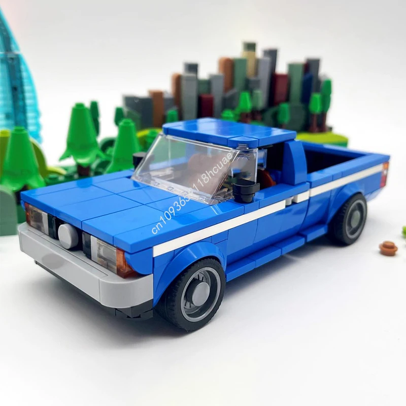 

268 шт. MOC Toy Tacoma-Blue City Champion суперкар Строительные блоки Рождественский творческий DIY Идеально подходит для индивидуального подарка