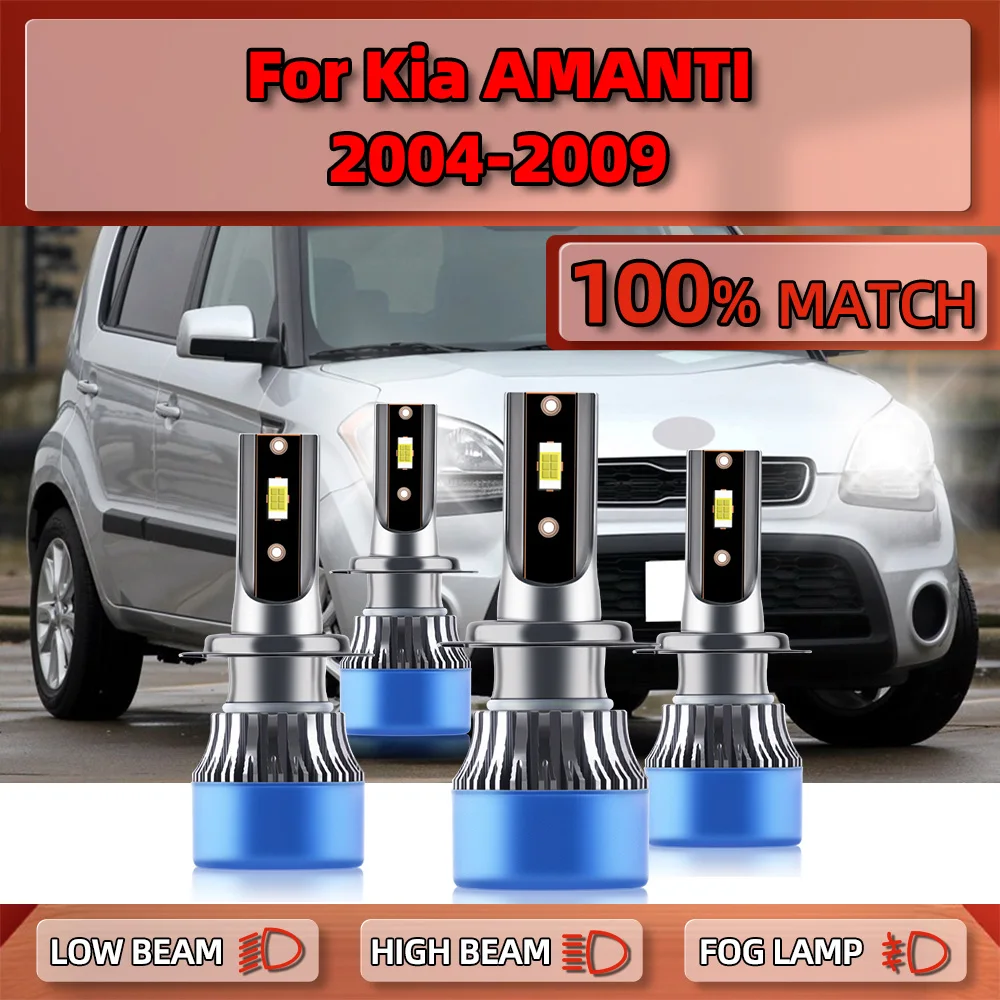 

28000LM H7 Canbus LED Headlight Bulbs 120W CSP Chips Auto Lamps 6000K White 12V For Kia AMANTI 2004 2005 2006 2007 2008 2009