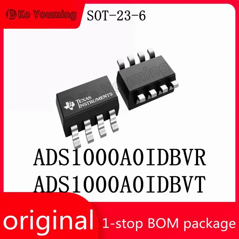 1PCS ADS1000A0IDBVR ADS1000A0IDBVT SOT-23-6, One-stop BOM Distribution, Analog to Digital Converter, ADC