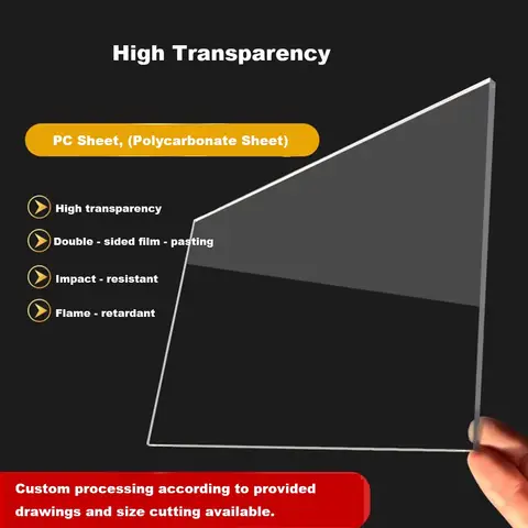 Polycarbonate Board, Pc Board, Transparent Board, Sunshine Board, Endurance Board Processing 1 | 3 | 5 | 8 | 10 mm