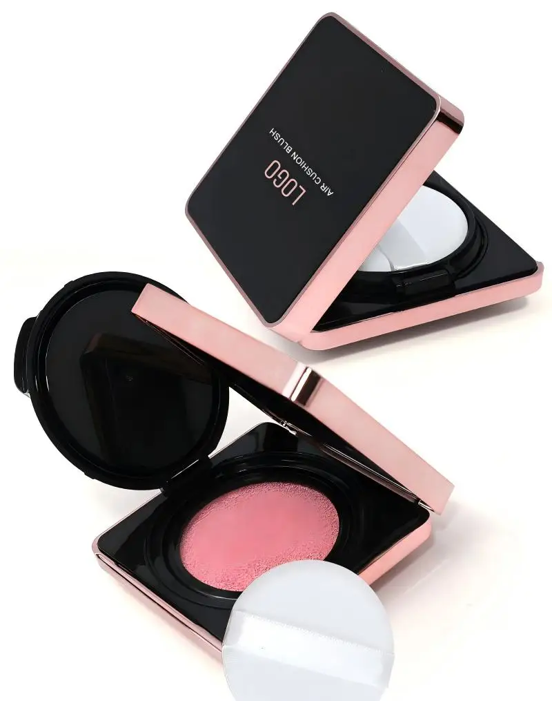 Private Label Mineral Air-Cushion Blush High Pigment Natural Moisturizing Long-Lasting Cream Form Face Customized Cosmetics 5pcs