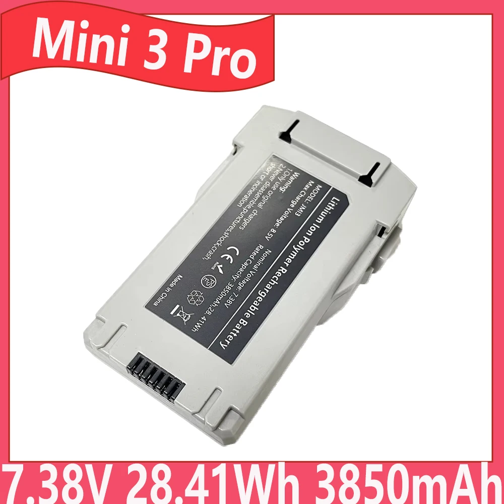 

Mini 3/Mini 3 Pro 3850mAh Battery flight Time 51 Minutes Compatible Mini 3/Mini 3 Pro RC Drone Intelligent Flight Accessories