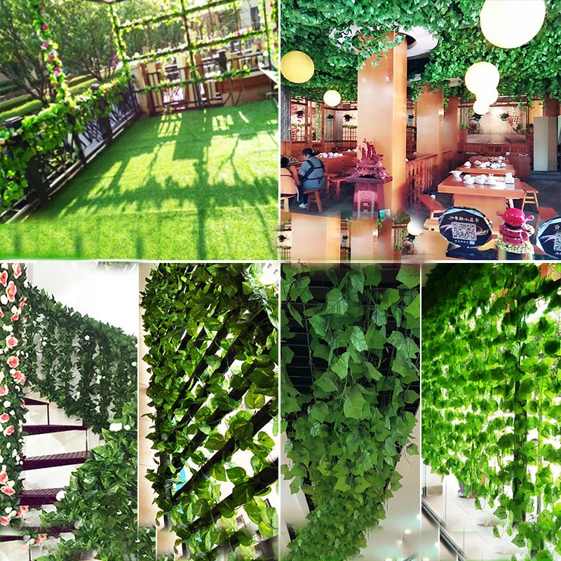 

Green plant vine simulation artificial vine flower wedding simulation green plant vine scene decoration