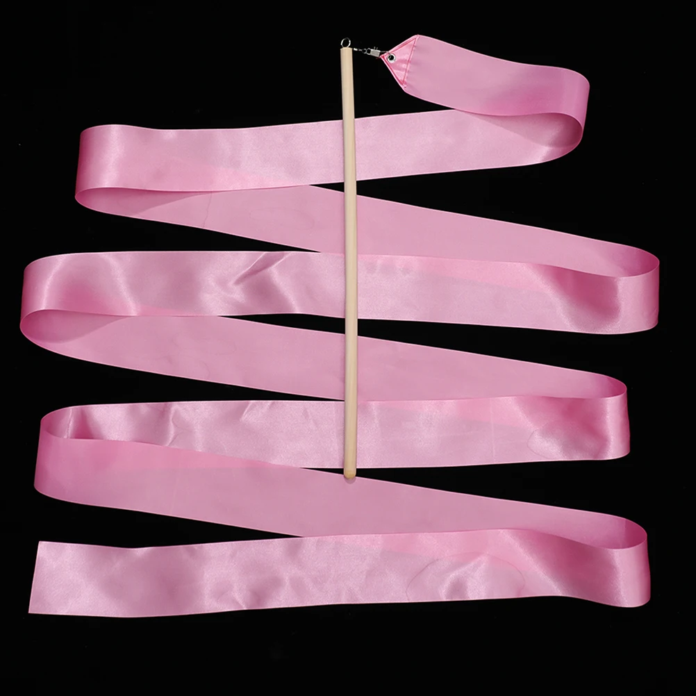 

4Pcs Colorful Rhythmic Gymnastics Ribbons Premium Material Dance Streamer Kids Training Circus Skill Gift