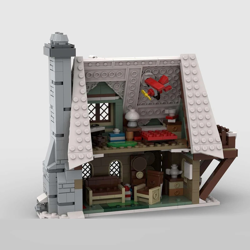 christmas theme holiday season house bricks santa xmas noel cottage blocks natale cabin winter village church moc building set