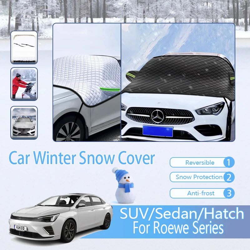 

Car Winter Snow Ice Shield Fit For Roewe MG Series Black Snow Full Wrapped Windshields Cover Snow Double Sideds Auto Accessories