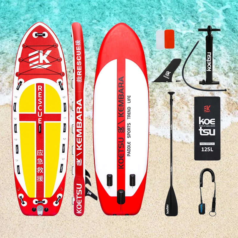 Inflatable Stand Up Paddle Board with Balanced Wing Design Durable SUP Accessories 350*100*20cm Stable Inflatable Paddle Boards