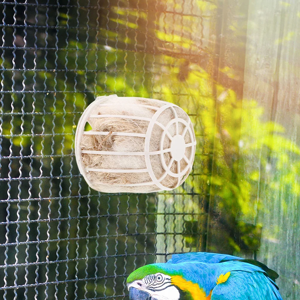 

2Set Bird Nesting Material Natural Jute Fiber Cozy Safe for Parakeets Canaries Finches Nest Building Padding Cage Habitat Decor