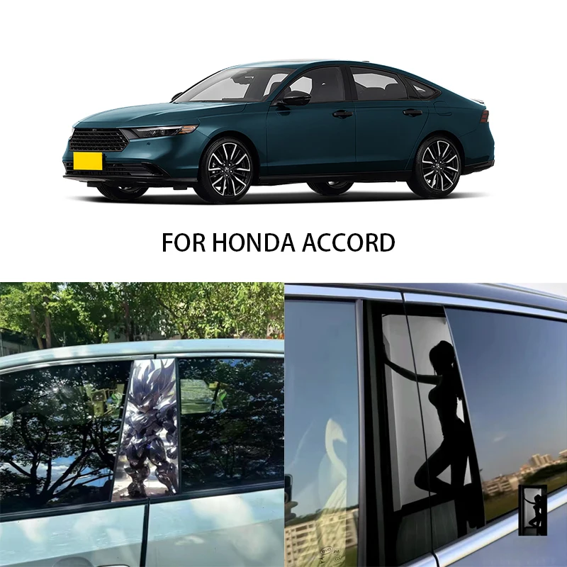 

FOR HONDA ACCORD window trim center pillar sticker