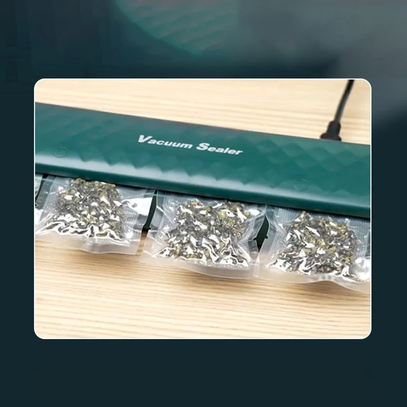 Haushalts gerät Vakuum ierer 220/110v Verpackungs maschine mit kostenlosen 5 stücke Vakuum beutel Haushalts lebensmittel Vakuum ierer Entgaser