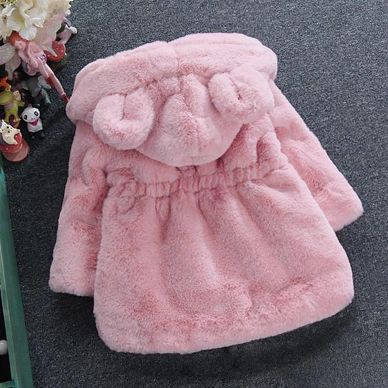 Korean Baby Boy Girl Solid Color Plush Jacket Toddler Fleece Autumn Winter Warm Coat Kid Sherpa Lined Button Down Warm Outwear