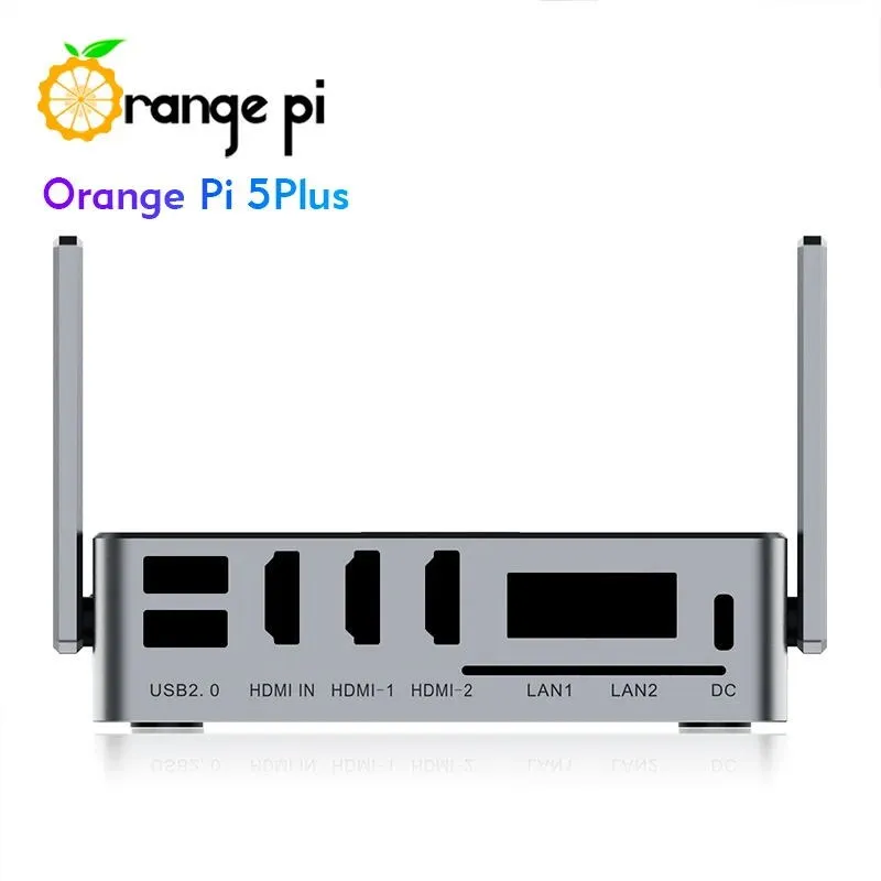 Orange Pi 5 Plus 알루미늄 케이스, 금속 쉘 패시브 쿨링 박스, OPI 5 Plus 개발 보드용 안테나 옵션