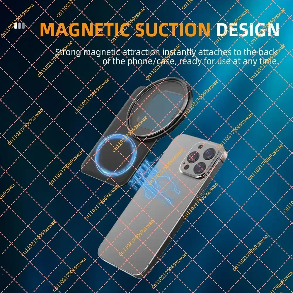 6.1/6.7 Inch Magnetic Phone Filter Adapter Magnetic Suction Camera Lens Filter Holder For Smartphones