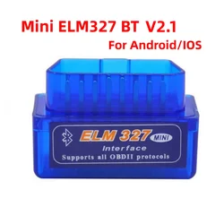 Mini ELM327 V2.1 Bluetooth Detector OBD2 Dual Mode 5.1 Bluetooth Car Malfunction Detector And LM327 WIFI V1.5 PIC18F25K80 Chip