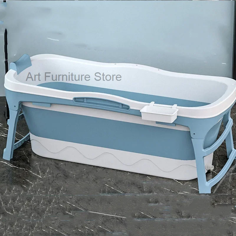 

Miniature Shower Portable Bathtubs Plastic Strong Bathroom Bath Folding Bathtub Cold Foot Bain Pliable Adullte Home Furniture