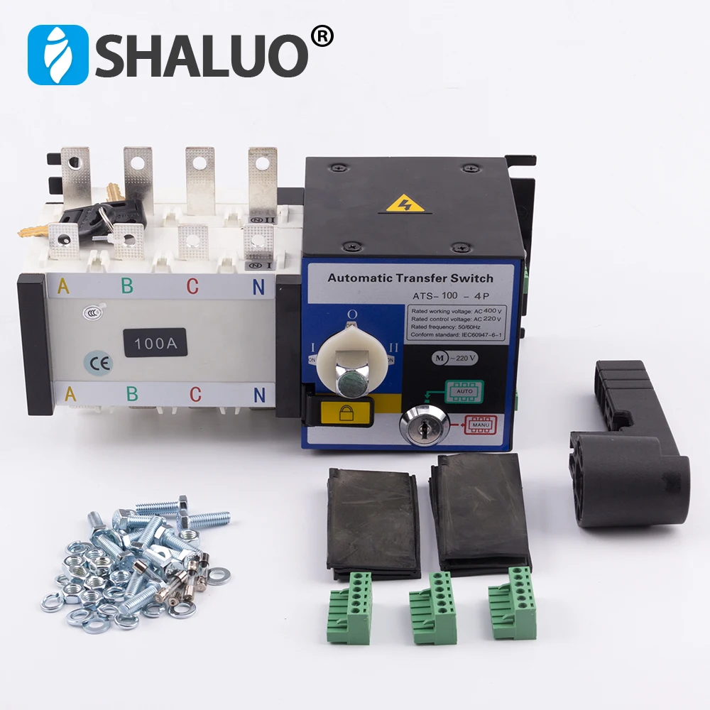 Generator Dual Power Automatische Omschakeling 4P 400V 100A Ats