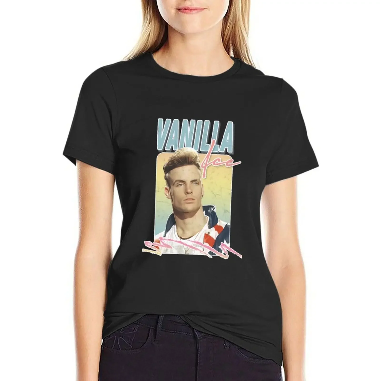 

Vanilla Ice T-Shirt animal print oversized vintage ariat shirts for Women