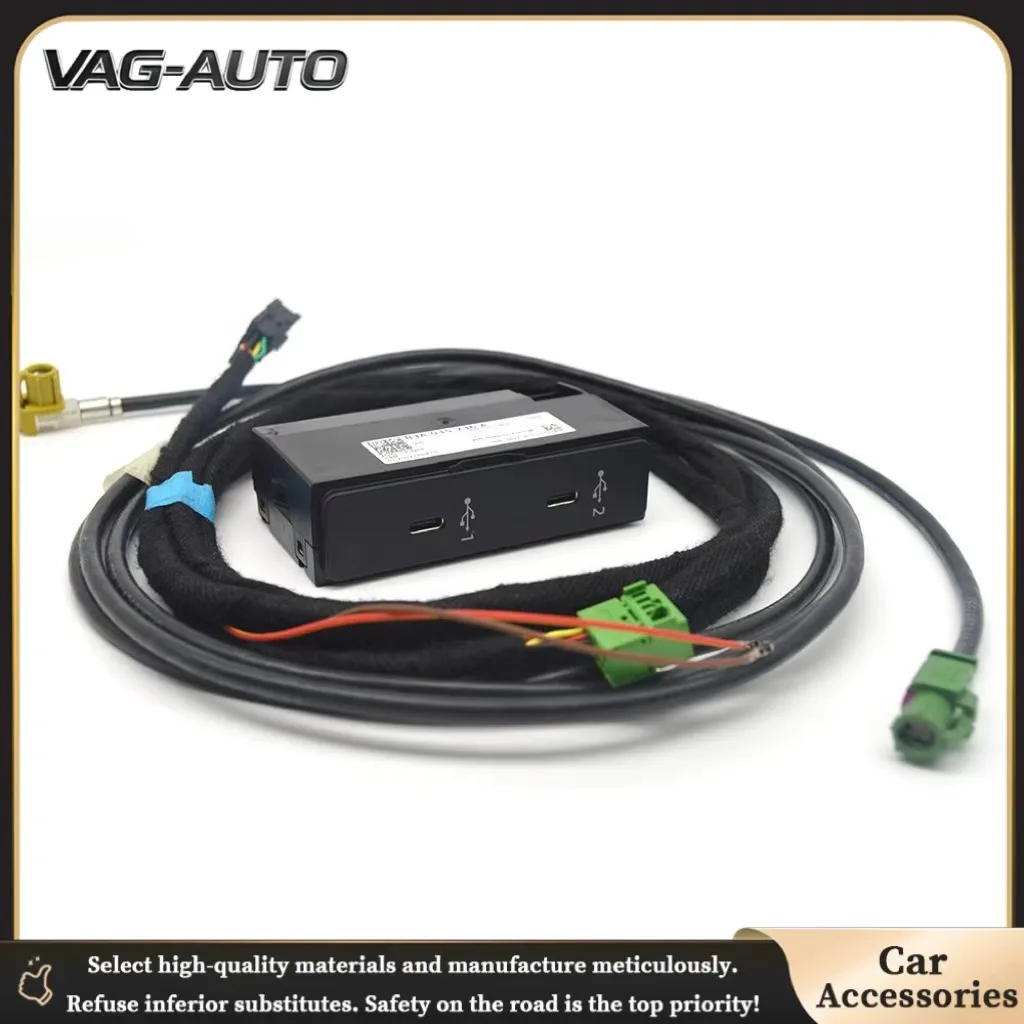 83A035736A CarPlay AMI Type-C Interface Cable AUX Music Audio Wire Harness For Audi Q3 F3 Smartphone Connect Plug 83A 035 736 A