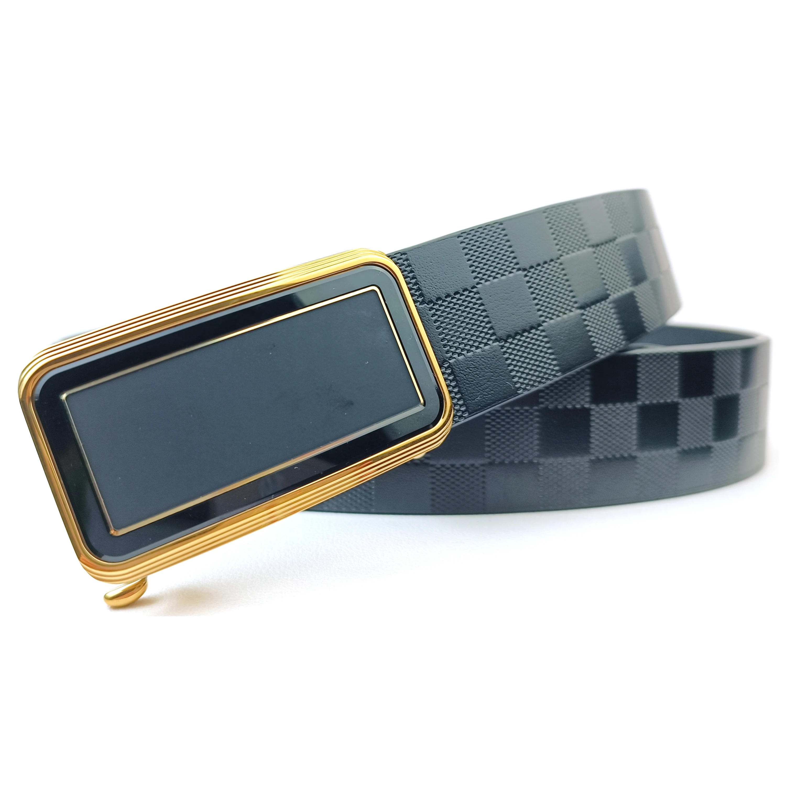 NFC is used to replace headless belt, men's leather, buckle free, double-sided leather, 35mm spare belt, high-end supplier