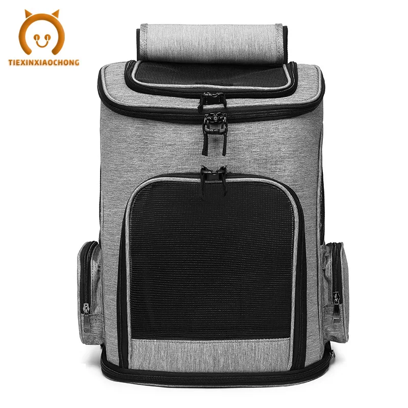 Cat Carrier Backpack Expandable Mesh Breathable Foldable Pet Travel Bags for Small Dogs Cats Rabbits Pet Carrier Backpack New