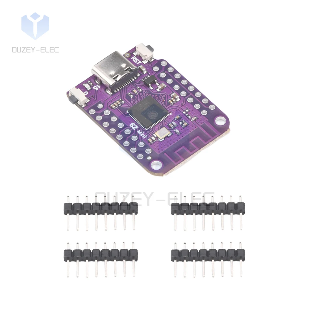 Módulo WIFI Internet de las cosas Placa de desarrollo ESP32 S2 Mini WiFi IOT Junta basada ESP32-S2FN4R2 ESP32-S2 4MB Mini WiFi Junta