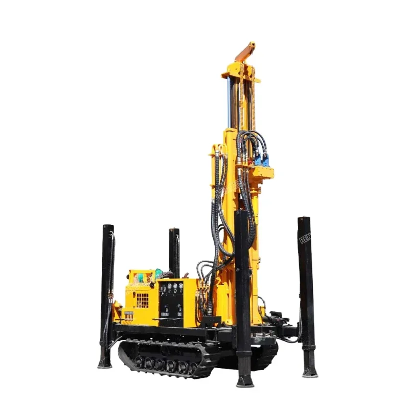 100 Meter Crawler Depth Diamond Rotary Core DTH Pneumatic Water Well Drilling Rig Machine for Rock