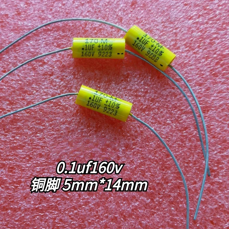

10PCS copper foot axial capacitor 0.1uf 160v 100nf 160v 104 160