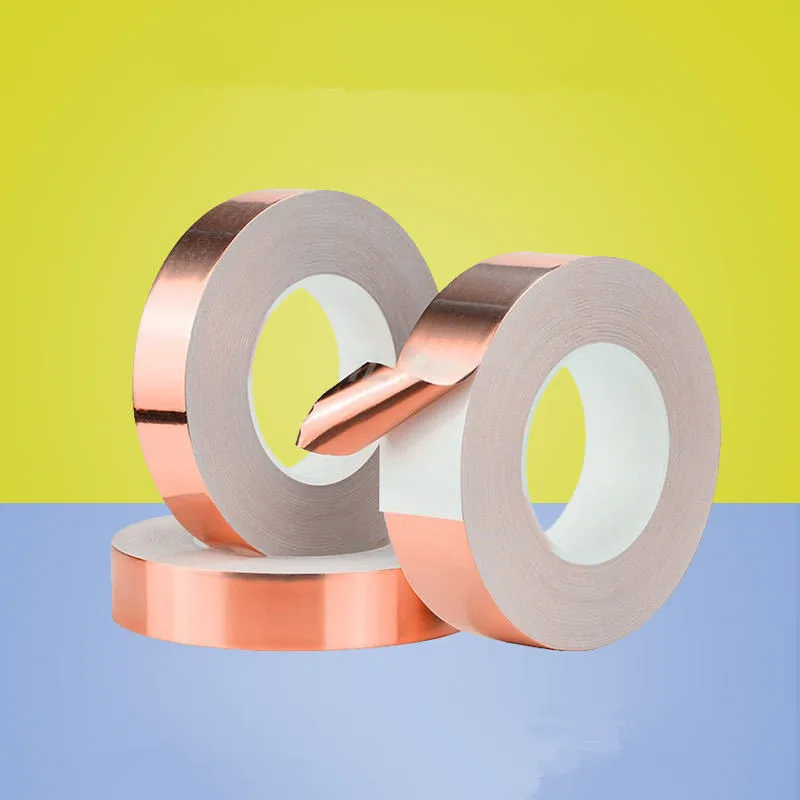 1pcs 3/5/8/10/12/15/25/30mm copper foil tape for DIY handicrafts, circuit and electrical maintenance
