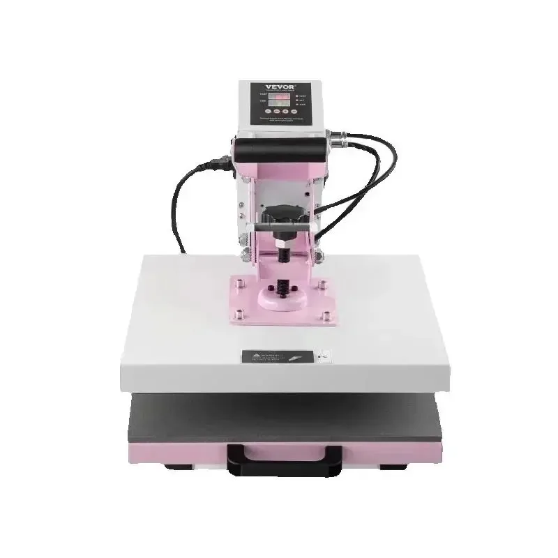 SucceBuy Heat Press 15 x 15 in Heat Press Machine Slide Out Heat Transfer Machine Fast Even Heating 2-Layer Insulation Cotton