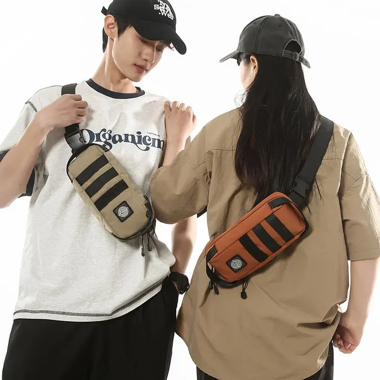 New Unisex Harajuku Streetwear Crossbody Chest Bag Utility Sling Pack Large Capacity Durable Cycling Commute Workwear