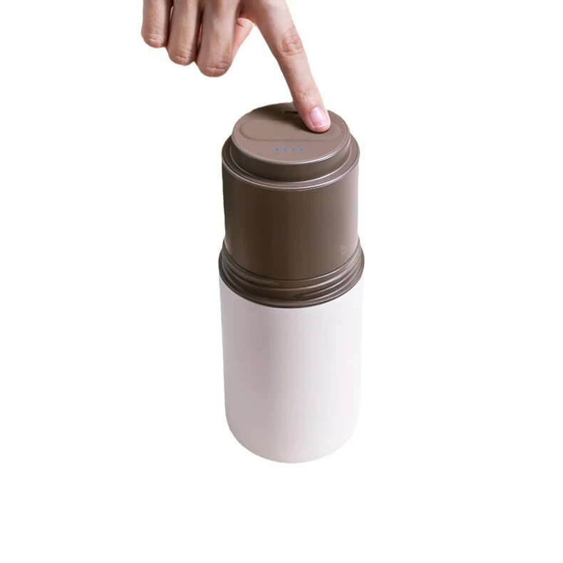 Taza de café portátil, cosas buenas para compartir, muy recomendada.