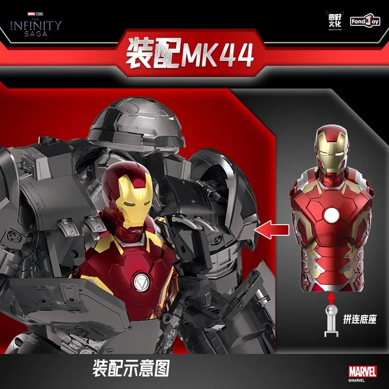 Nieuwe 1:7 Originele Fondjoy Iron Man Mk42 Mk43 Mk46mk5 Mk6 Mk7 Diy Speelgoed Action Figure Tony Stark Legend Collection Anime Model Geschenken