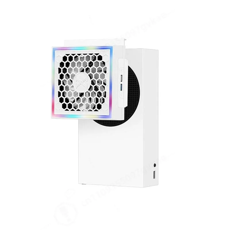 Side Mounted Cooling Fan for Xbox Series Console, Game Console Cooler Fan, Heat Dissipation Cooling Accessory for Gaming Console
