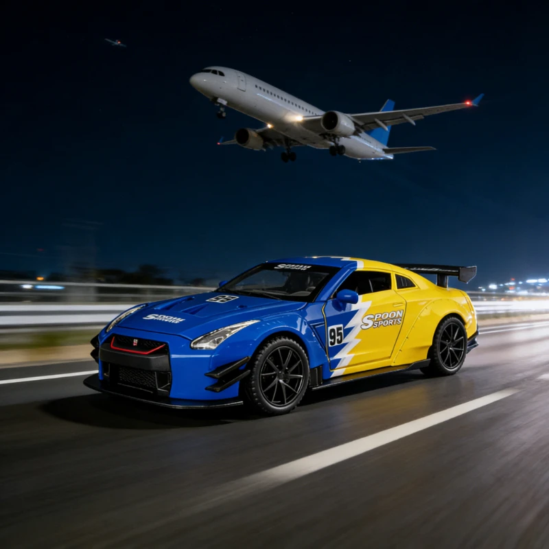 

1:32 GTR R35 сплав спортивный автомобиль литье под давлением и игрушечный транспорт металлическая модель автомобиля коллекция игрушек подарок
