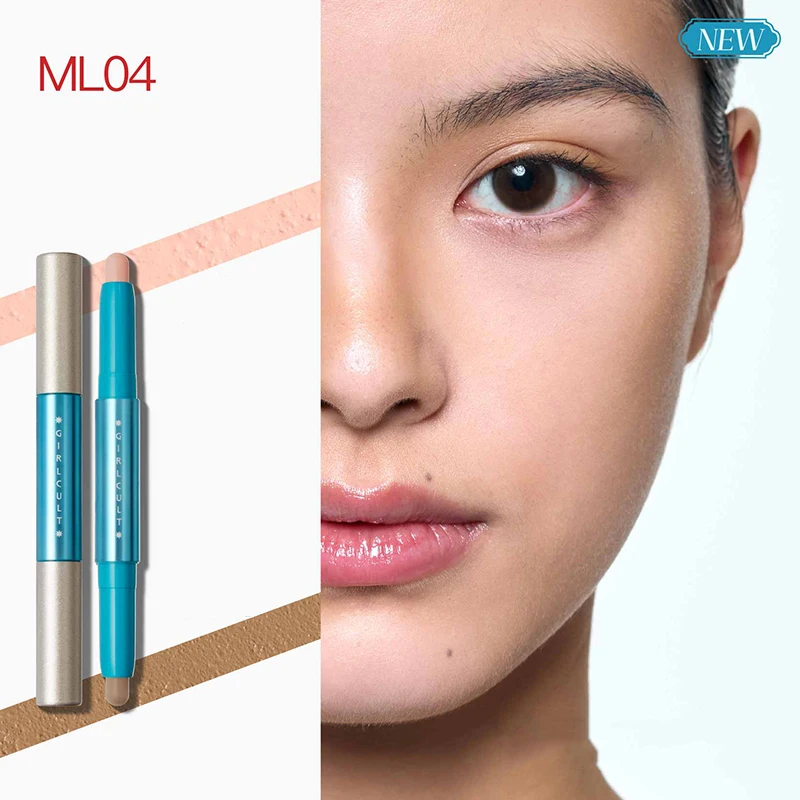 Girlcult Stick per trucco multiuso 3 in 1 Matita per labbra Fard Ombretto Impermeabile a lunga durata Opaco Cremoso Uso professionale e quotidiano