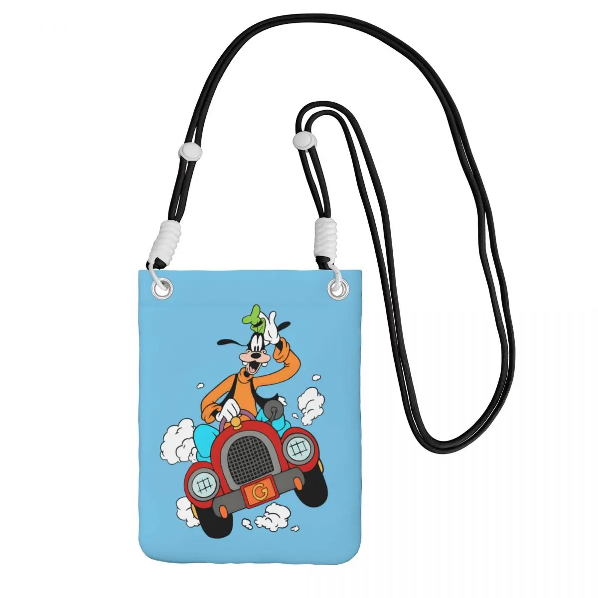 

Custom Goofy Mobile Phone Bag for Women Men Cool Cartoons Shoulder Crossbody Bag Lipstick Bag Mini Shoulder Purse Wallet