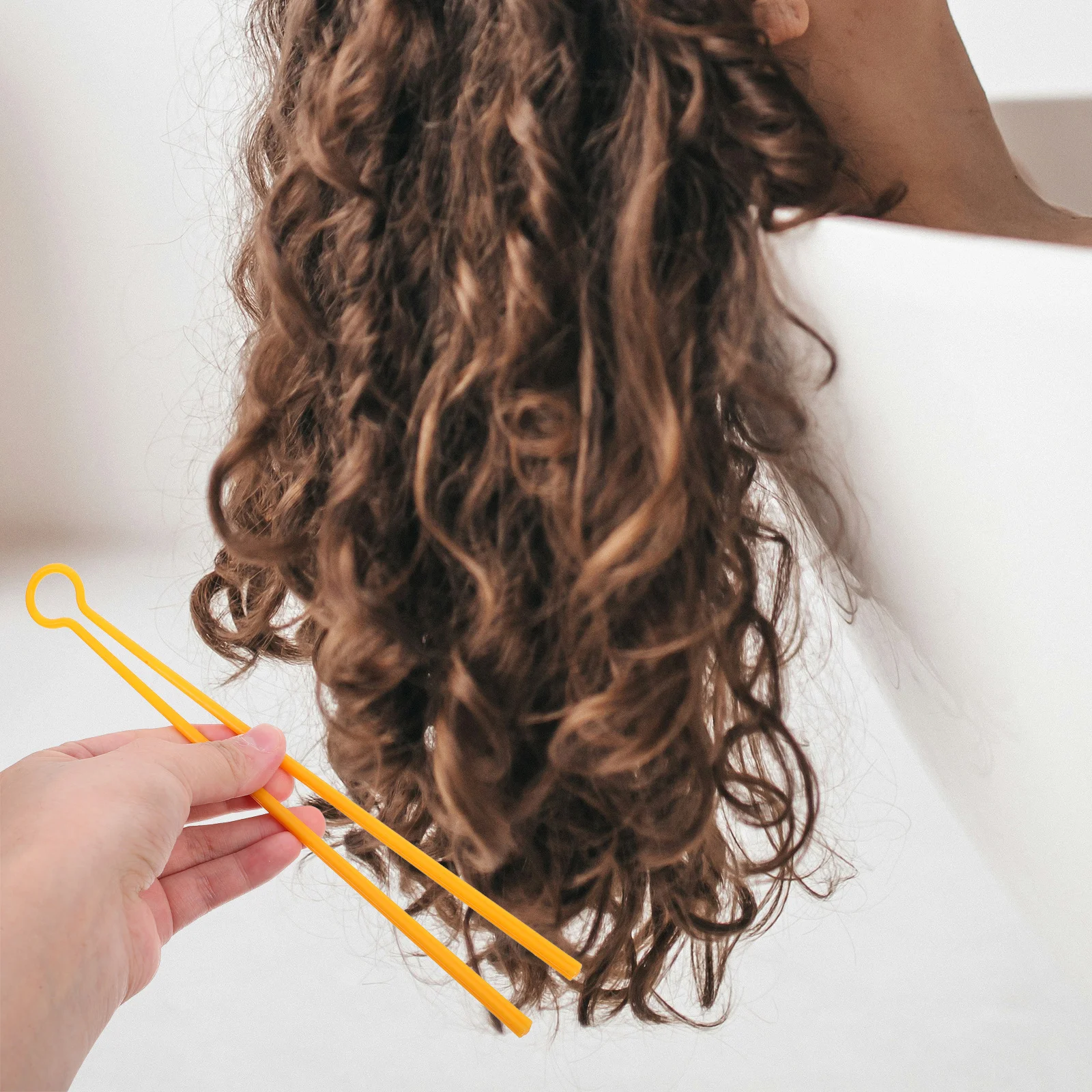 

35pcs Hair Perm Rods Plastic Curling Tools For Long Short Hair Portable Lightweight Styling Set No Heat Curlers