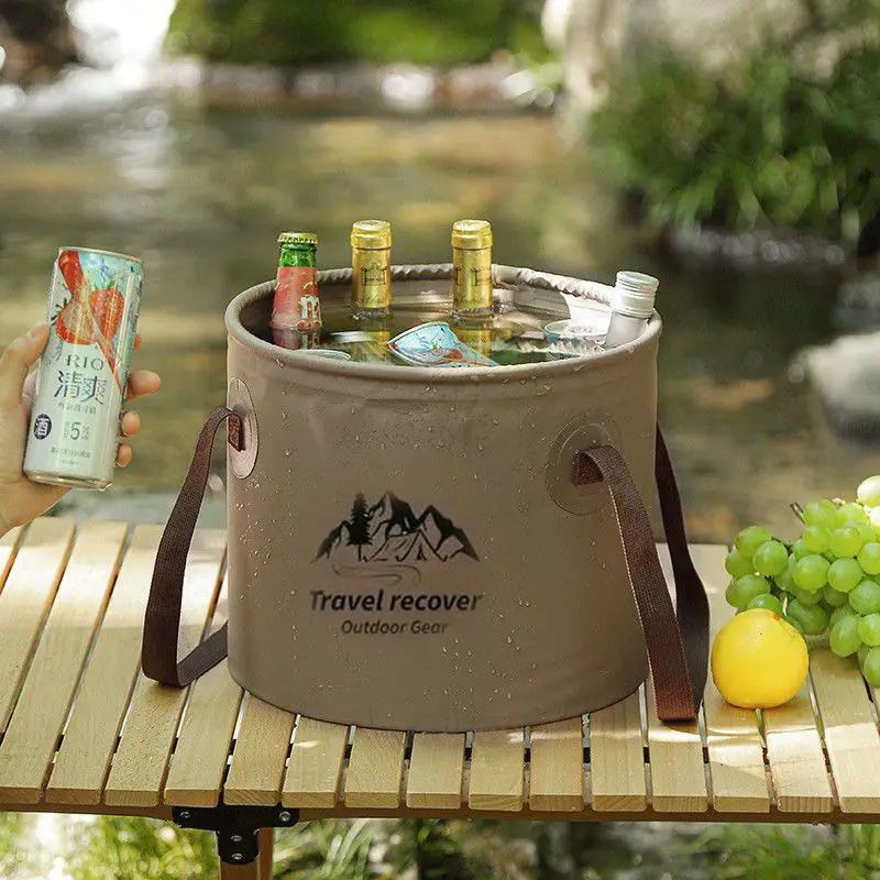 

Travel Folding Bucket Portable Outdoor Picnic Camping Fishing Car Wash Multi-functional Sea