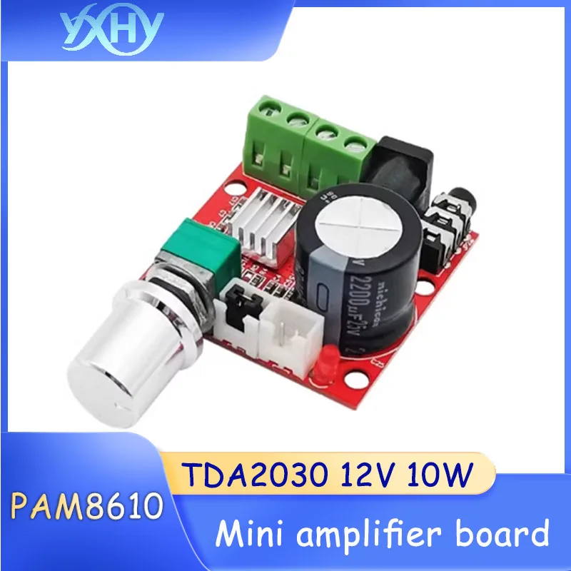 

1 PCS PAM8610 Mini Amplifier Board TDA2030 12V 10W Pure D-Class Stereo Amplifier