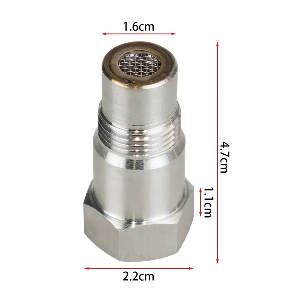 Universal Silver Car O2-Oxygen Sensor Connector Internal Thread M18x1.5 Bung Adapter For OFF ROAD P0420 P0430