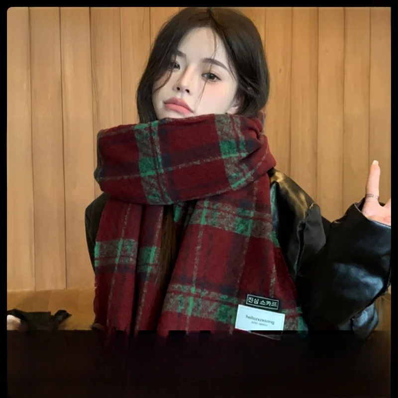 nalan-du-women's-thiened-winter-scarf-2024-new-sle-warm-aosphere-feeling-birthday-gift-multifunctional-polyester-fiber