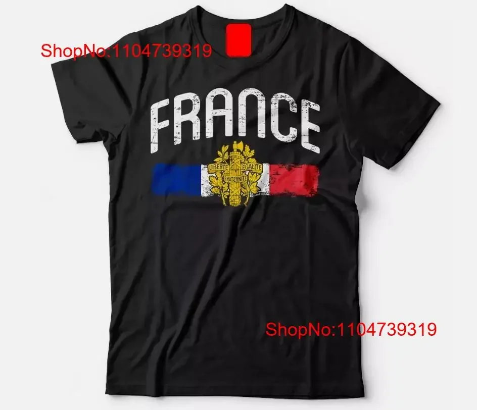 France T shirt French heritage Mens vintage Washed homme Top For Everyday Wear Versatile graphic Slightly fashion Unisex