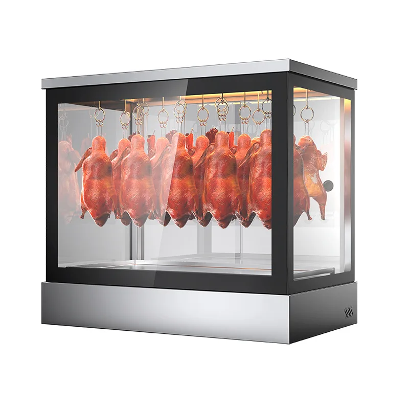 Commercial Countertop Food Warmer Heating Thermostat Cabinet Intelligent Air Drying Cabinet for Crispy Roast Duck  Chicken