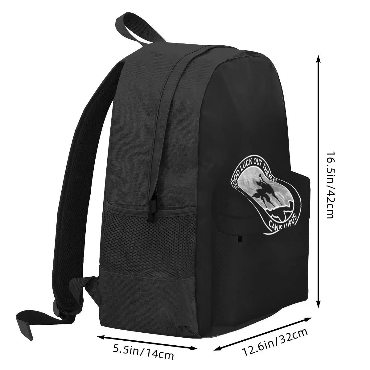 Fantastic Mr Fox - Wolf - Canis Lupus - Fill Backpack Student BookBag Children School Bag Computer Shoulder Bags for Boys Girls