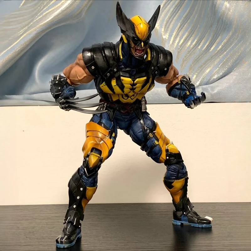 

Marvel X-MEN Росомаха аниме фигурка подвижная модель украшение для рабочего стола игрушки из фильмов Рождественский подарок на день рождения