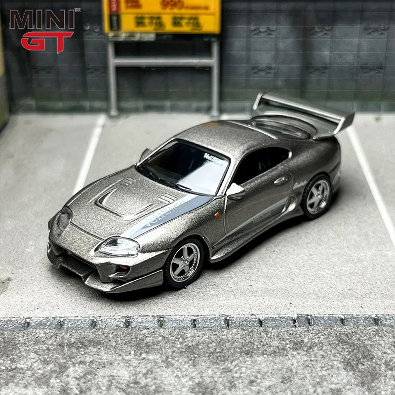 Nuevo en stock Minigt 1:64 # 978 Toyota Supra Veilside aleación modelo de coche fundido a presión juguetes coleccionables personalizados regalo adorno en miniatura