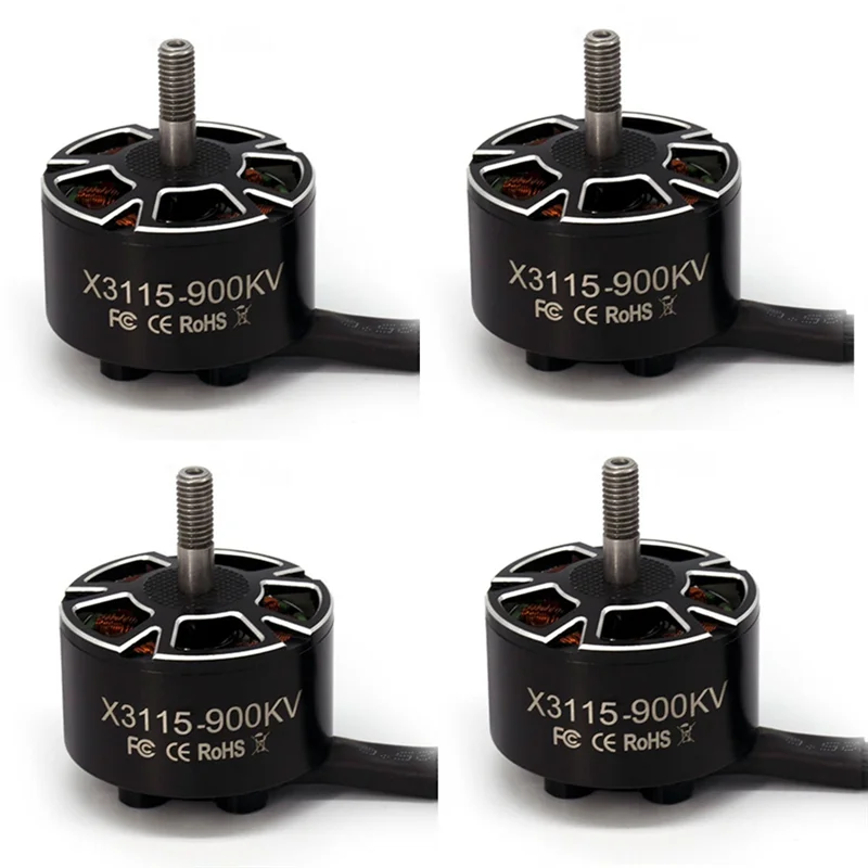 

-A90P 4Pcs 3115 900KV 6S Brushless Motor For RC Multirotor X-Class FPV Cinelifter Taurus X8pro Protek60 FPV Camera Kit Dones