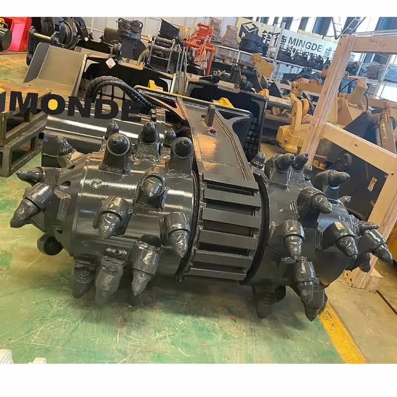 Excavator Rotary Drum Cutter Rock Mining Hydraulic Drum Cutter