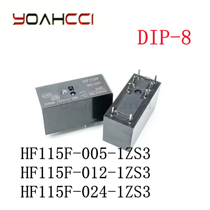 10PCS/Lot HF115F-024-1ZS3、HF115F-012-1ZS3、HF115F-005-1ZS3 New Original Power Relay HF115F/024-1ZS3、HF115F/012-1ZS3、HF115F/005